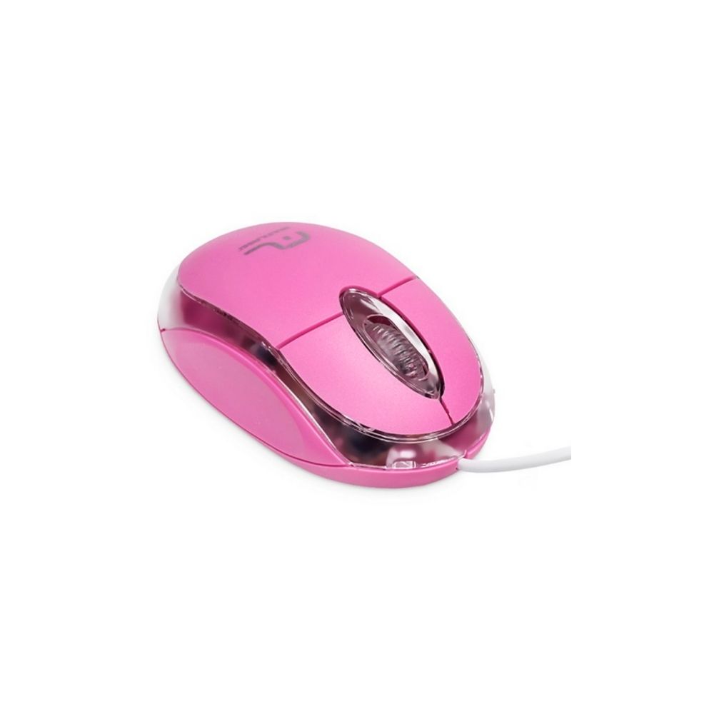 Mouse Classic Óptico Rosa com Fio USB MO181 - Multilaser 