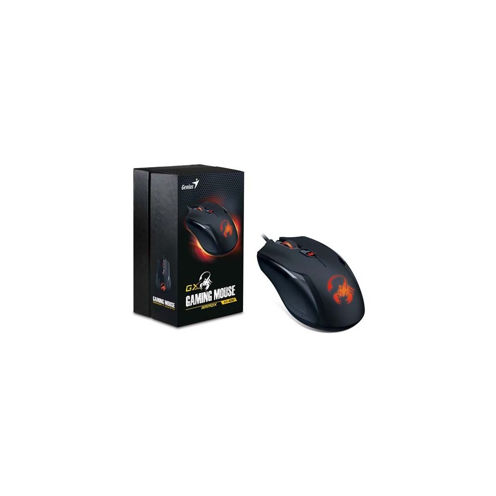 Mouse Gamer GX Gaming Ammox X1-400, 4 Botões, 3200 DPI - Genius