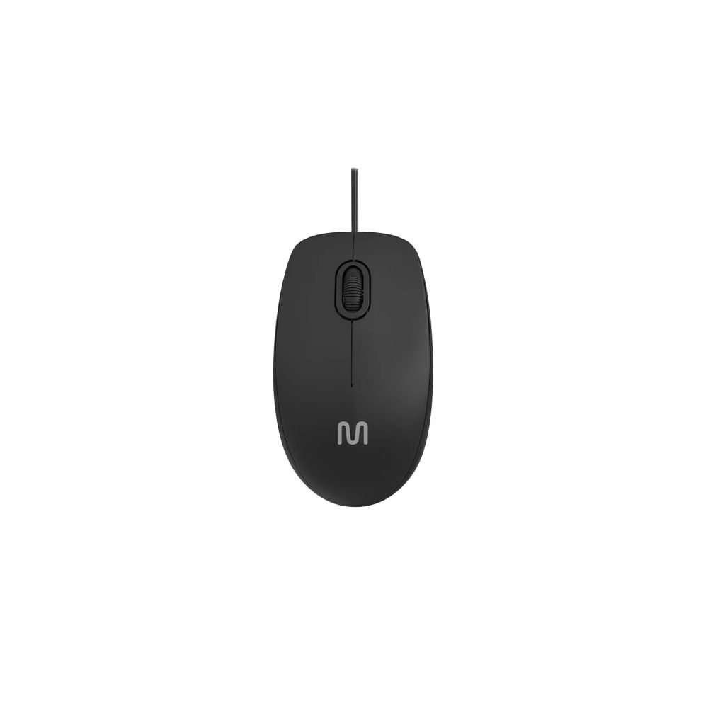 Mouse Com Fio USB 1200dpi Preto - Multilaser