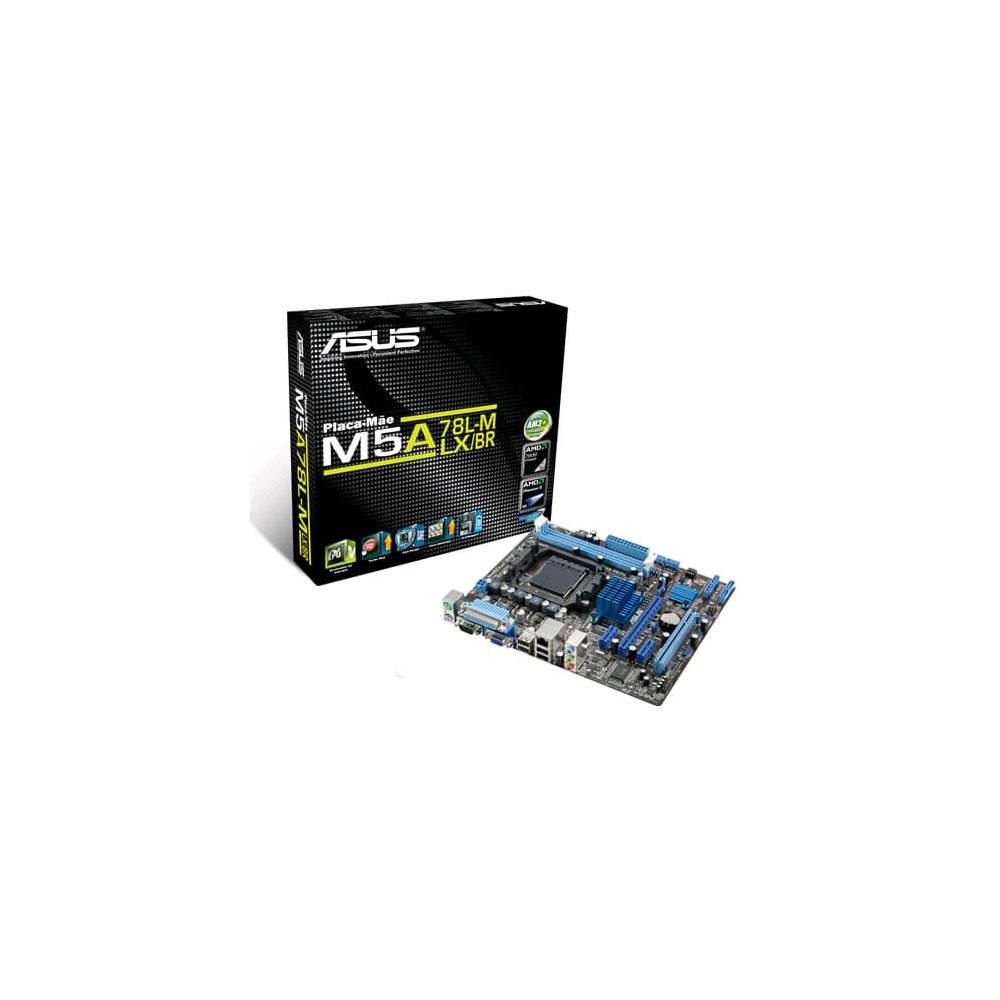 Placa-Mãe M5A78L-M LX/BR, AMD AM3+, mATX, DDR3 - Asus 