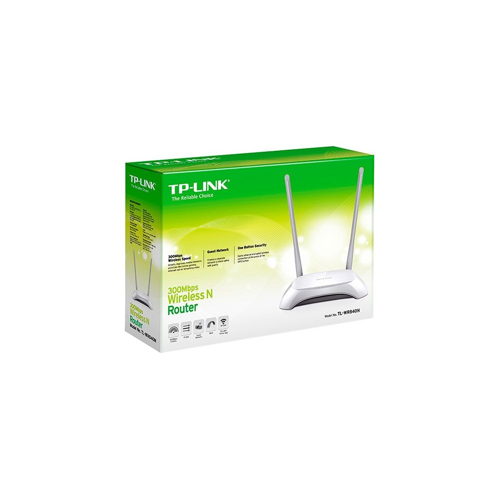 Roteador Wireless TP-Link 300Mbps 2.4Ghz 2 Antenas - TP-Link