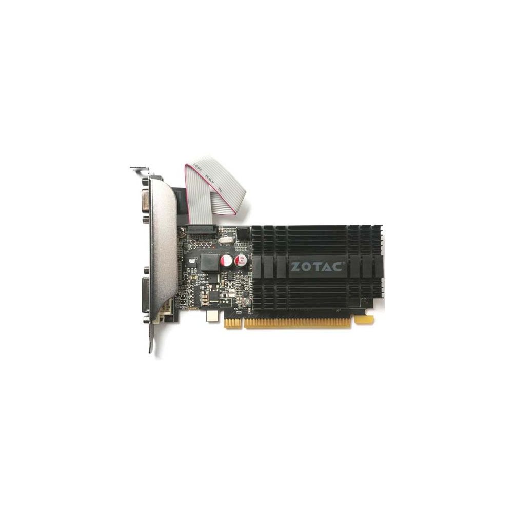 Placa de Vídeo Zotac GeForce GT 710 1GB DDR3 PCI-Express 2.0 ZT-71301-20L - Zotac 