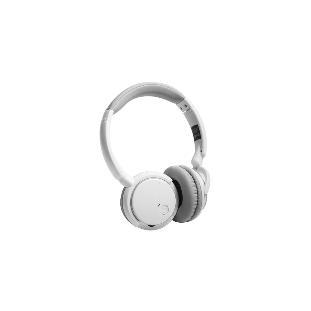 Fone de ouvido headphone Bluetooth Kimaster - Branco/Cinza