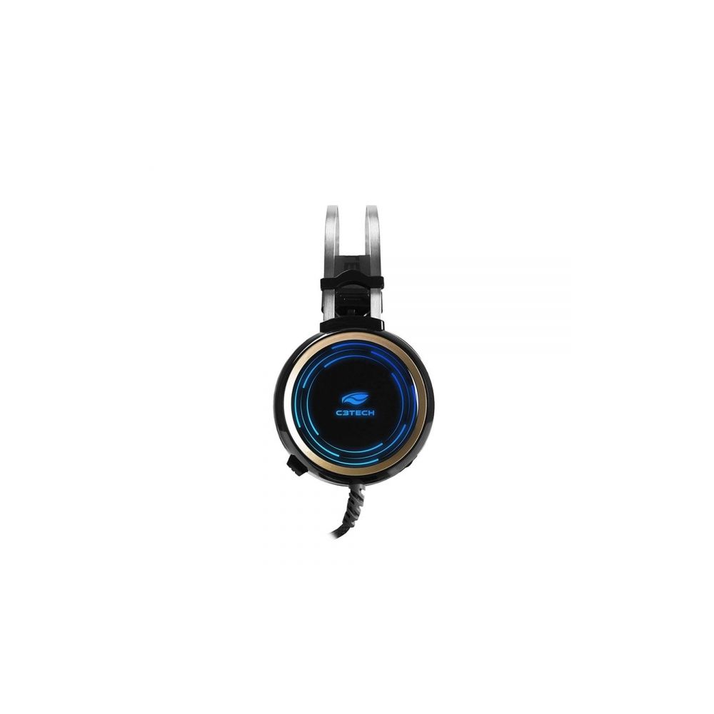Headset Gamer Black Kite, LED RGB, PH-G310BK, USB - C3Tech 