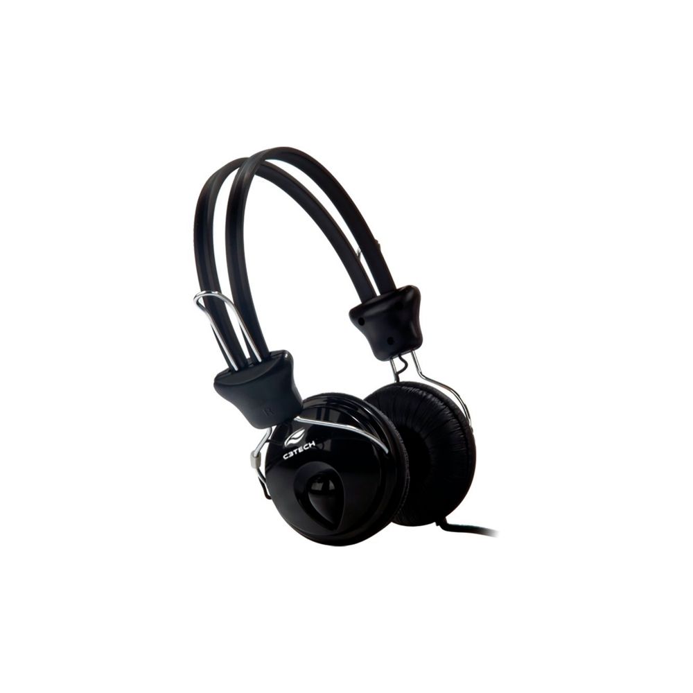 Headphone Gamer Tricerix com Microfone Preto - C3 Tech