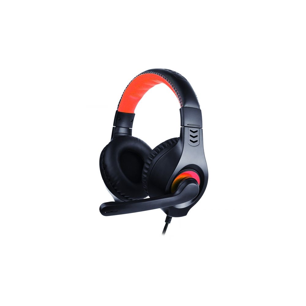 Headset com Microfone USB Preto e Vermelho PH-350BK - C3Tech