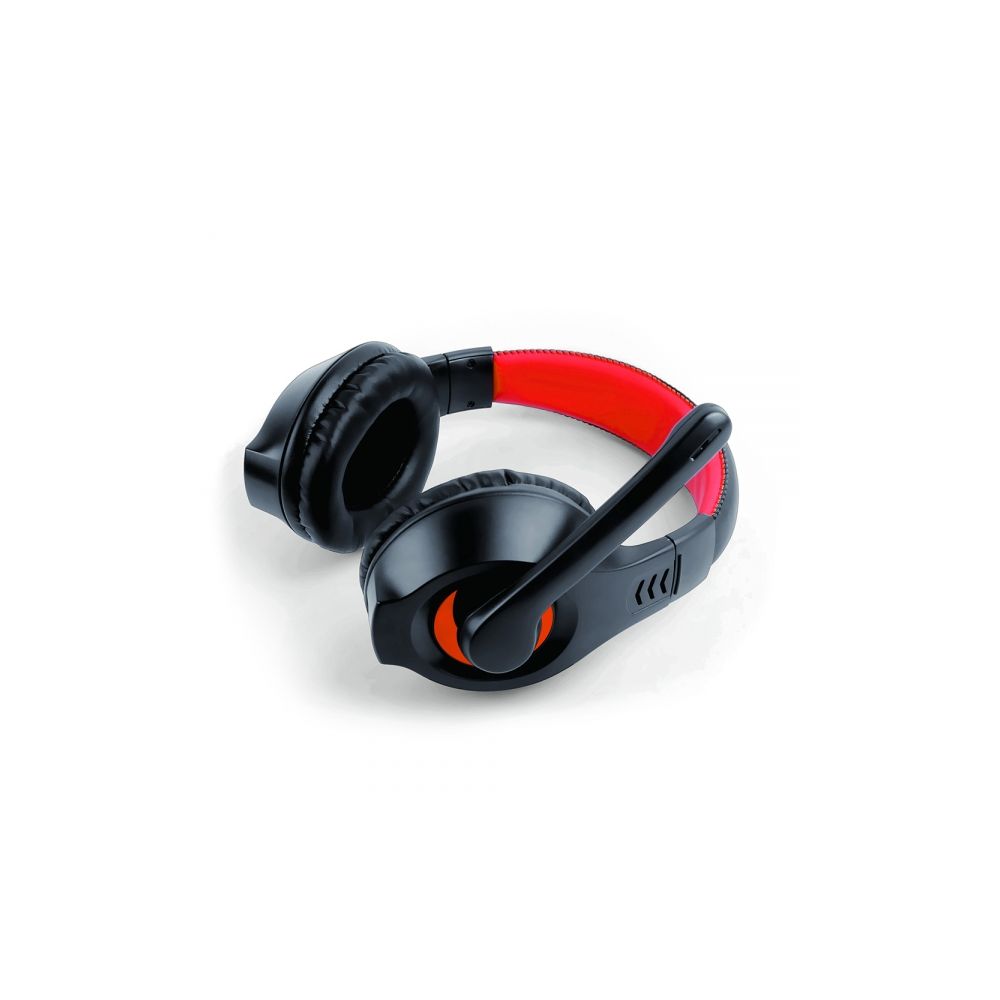 Headset com Microfone USB Preto e Vermelho PH-350BK - C3Tech