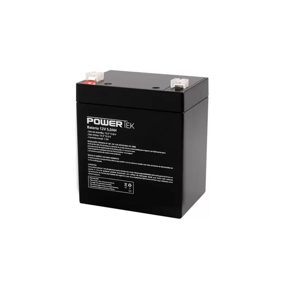 Bateria Selada 12V 5Ah EN010 - Powertek 