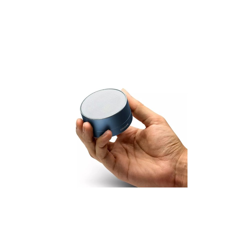 Caixa De Som Portátil 10W Bluetooth Alumínio Azul - Frahm