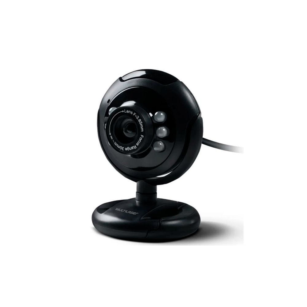 Webcam 16Mp Preto WC045 - Multilaser