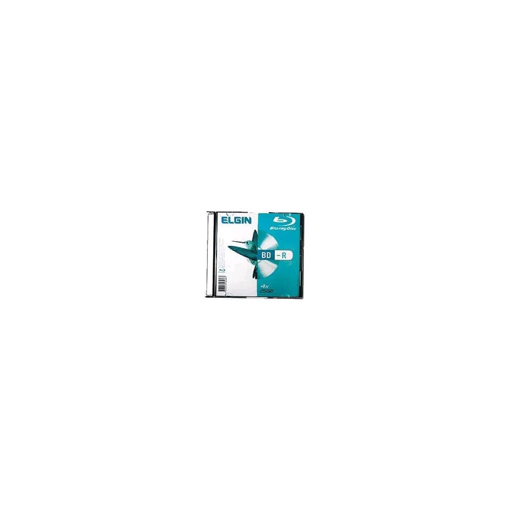 Midia Gravável Bluray BD-R 25GB Box - Elgin 

