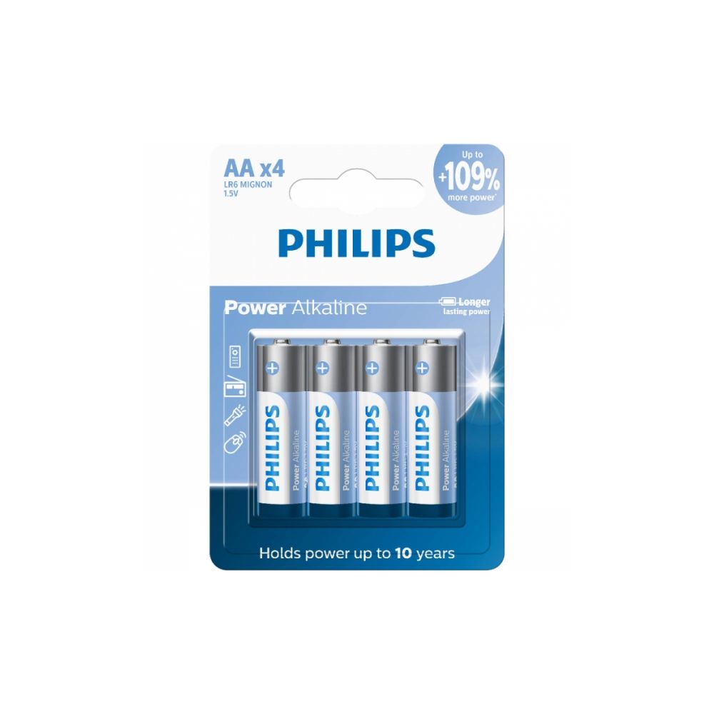 Pilha AA Pack 4 Unidades LR6P4B/97 - Philips