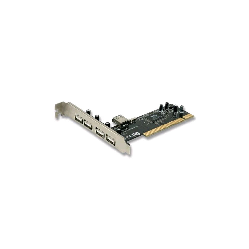 Placa PCI USB 2.0 de 5 Portas (4 Externas+ 1 Interna) - Encore