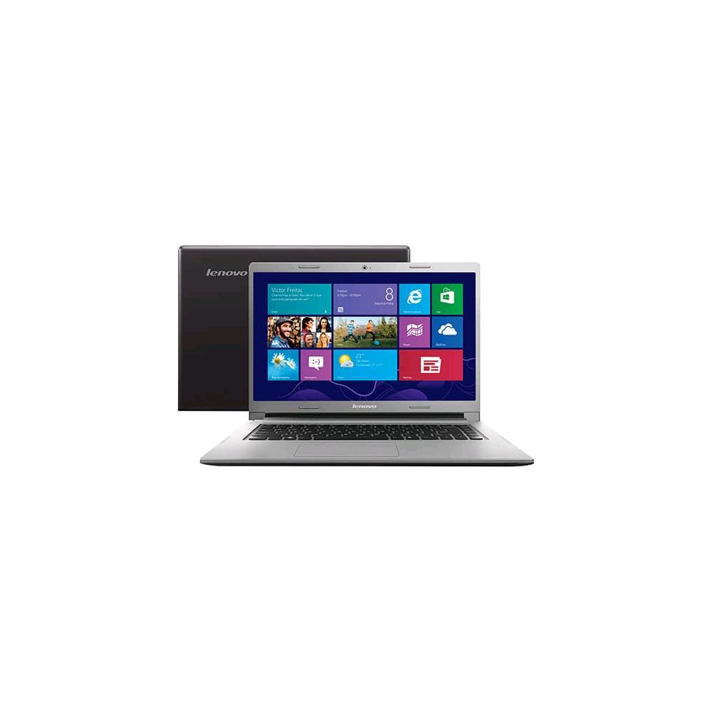 Notebook Lenovo S400-80A10000BR com Intel Core i3 4GB 500GB LED HD 14