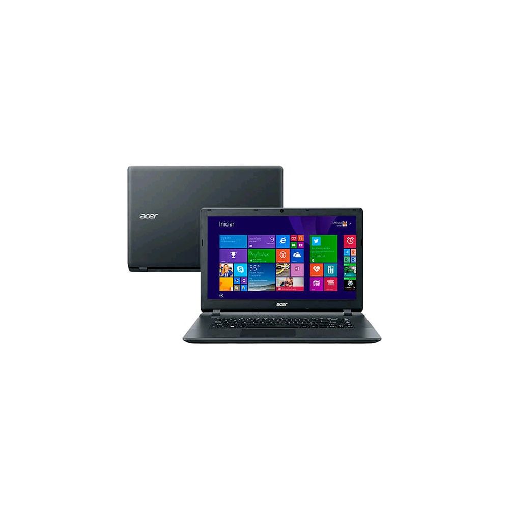 Notebook Acer ES1-511-C35Q Intel Dual Core 2GB 320GB LED 15,6'' Windows 8.1 - Pr