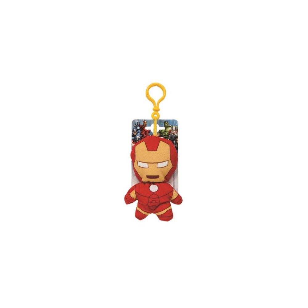 Chaveiro do Homem de Ferro em Pelúcia Vingadores Marvel - Buba Brinquedos 