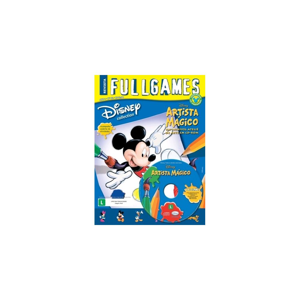 Revista Fullgames 02 Disney Collection - Artista Mágico