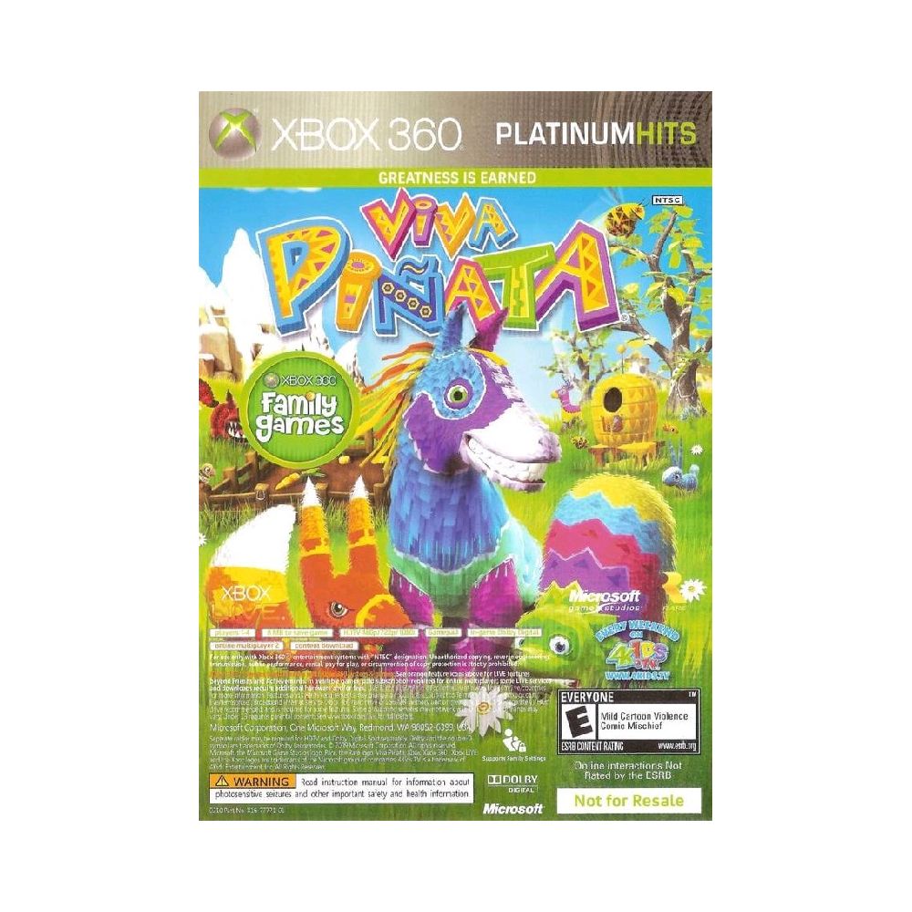 Game Viva Pinata Platinum Hits para Xbox 360 - Microsoft