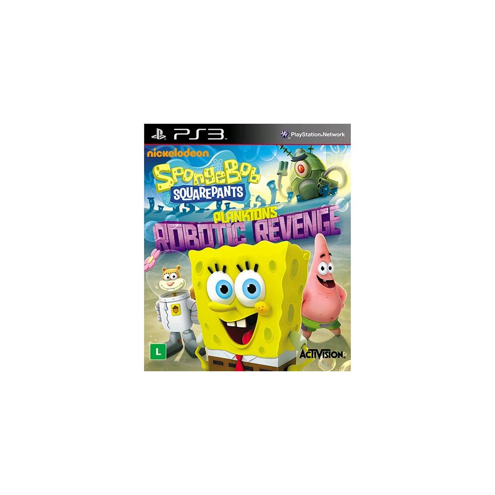 Game Spongebob Squarepants Plankton's - Robotic Revenge - PS3 