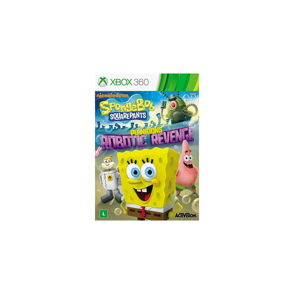 Game Spongebob Squarepants Plankton's - Robotic Revenge - XBOX 360
