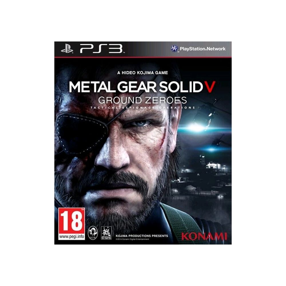Game Metal Gear Solid V - Ground Zeroes - PS3 - Konami