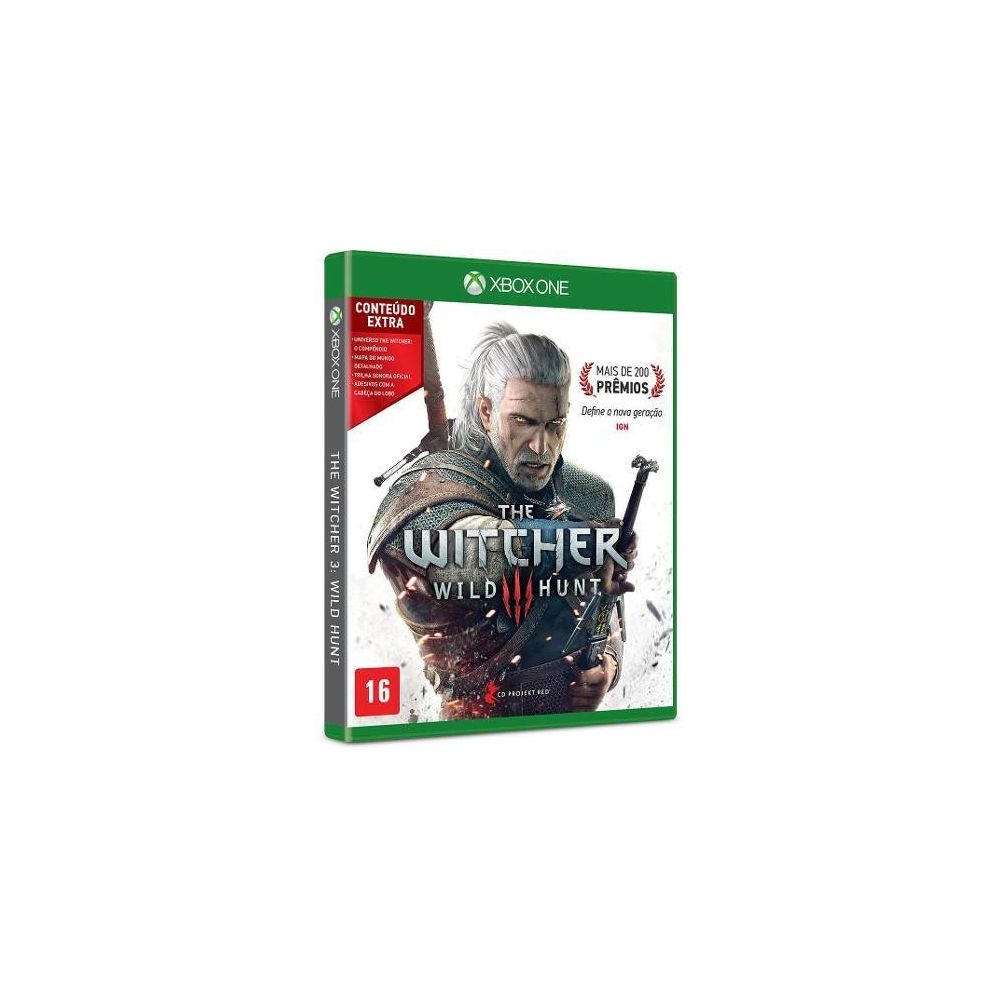 Game The Witcher 3 Wild Hunt Day One Edition (Somente Capa Em Espanhol) - Xbox O