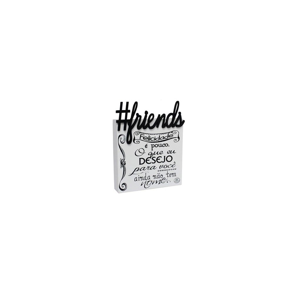 Placa de Mesa #Friends 14,5x12 - Zenir
