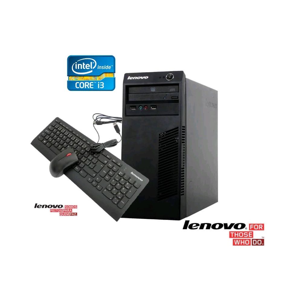 Computador Lenovo TW Core i3-4130 4GB 500GB Linux (63 90AT0002BR) - Lenovo