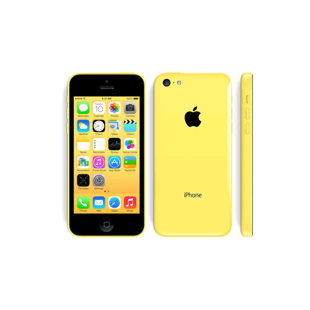 iPhone 5c 16GB Amarelo Desbloqueado Câmera 8MP 3G e Wi-Fi  - Apple 