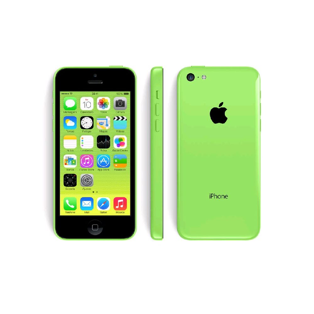 iPhone 5c 16GB Verde Desbloqueado Câmera 8MP 3G e Wi-Fi  - Apple 