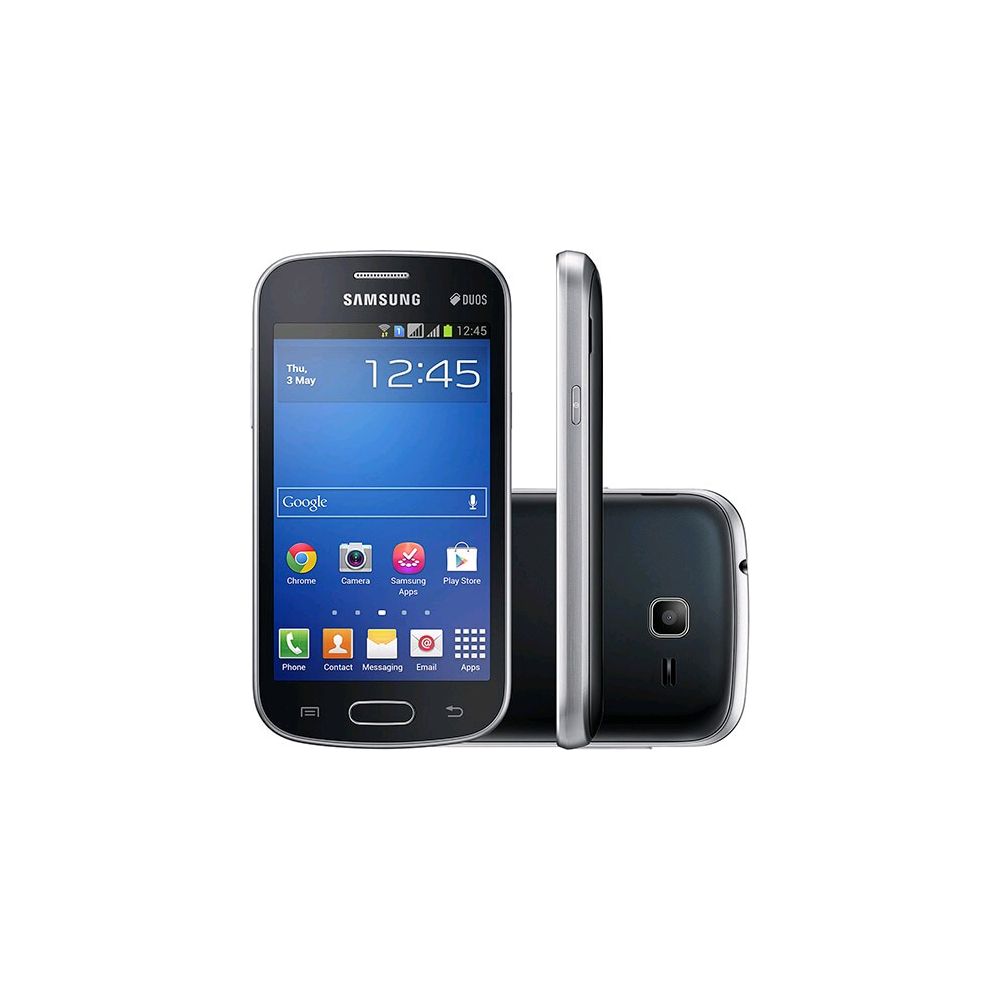 Smartphone Dual Chip Samsung Galaxy Trend Lite Duos Desbloqueado Preto Android 4