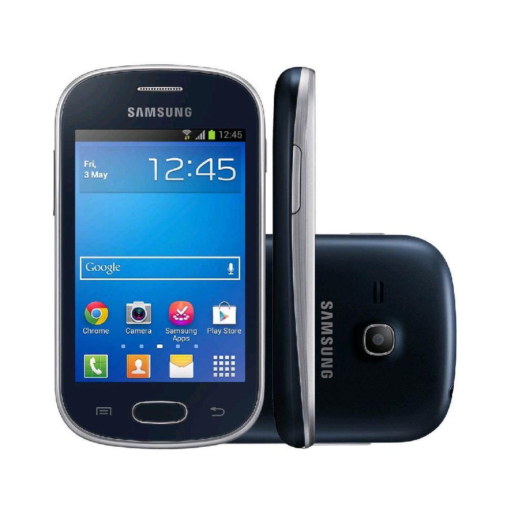 Smartphone Galaxy Fame Lite Preto com Tela 3.5