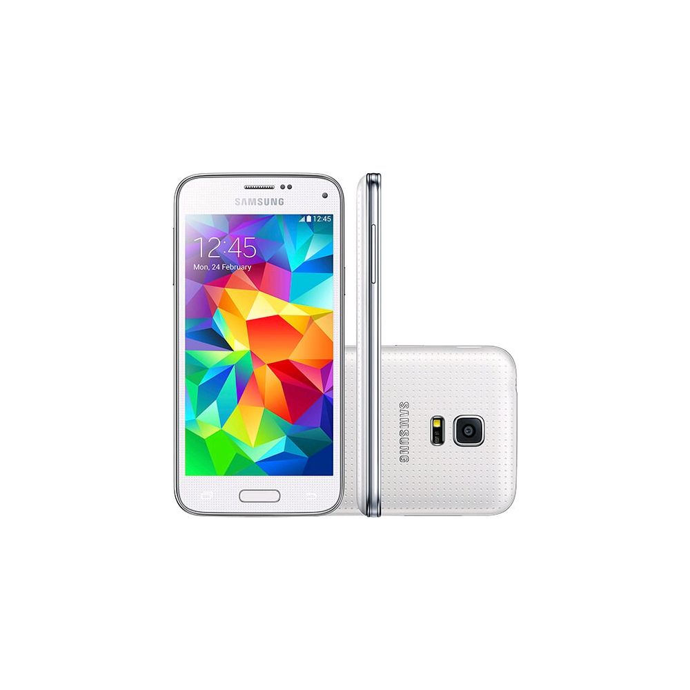 Smartphone Dual Chip Samsung Galaxy S5 Mini Duos Desbloqueado Branco Android 4.4