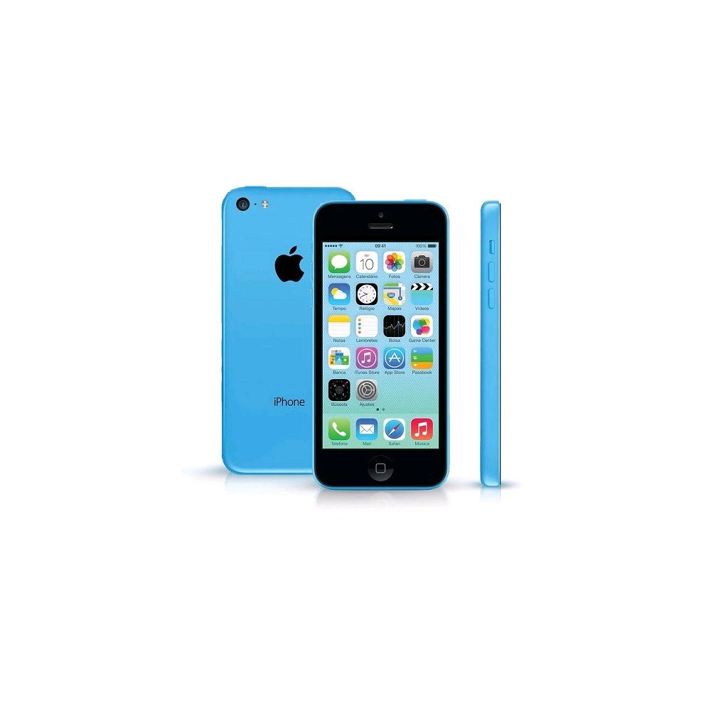 iPhone 5c 16GB Azul Desbloqueado Câmera 8MP 4G e Wi-Fi Apple