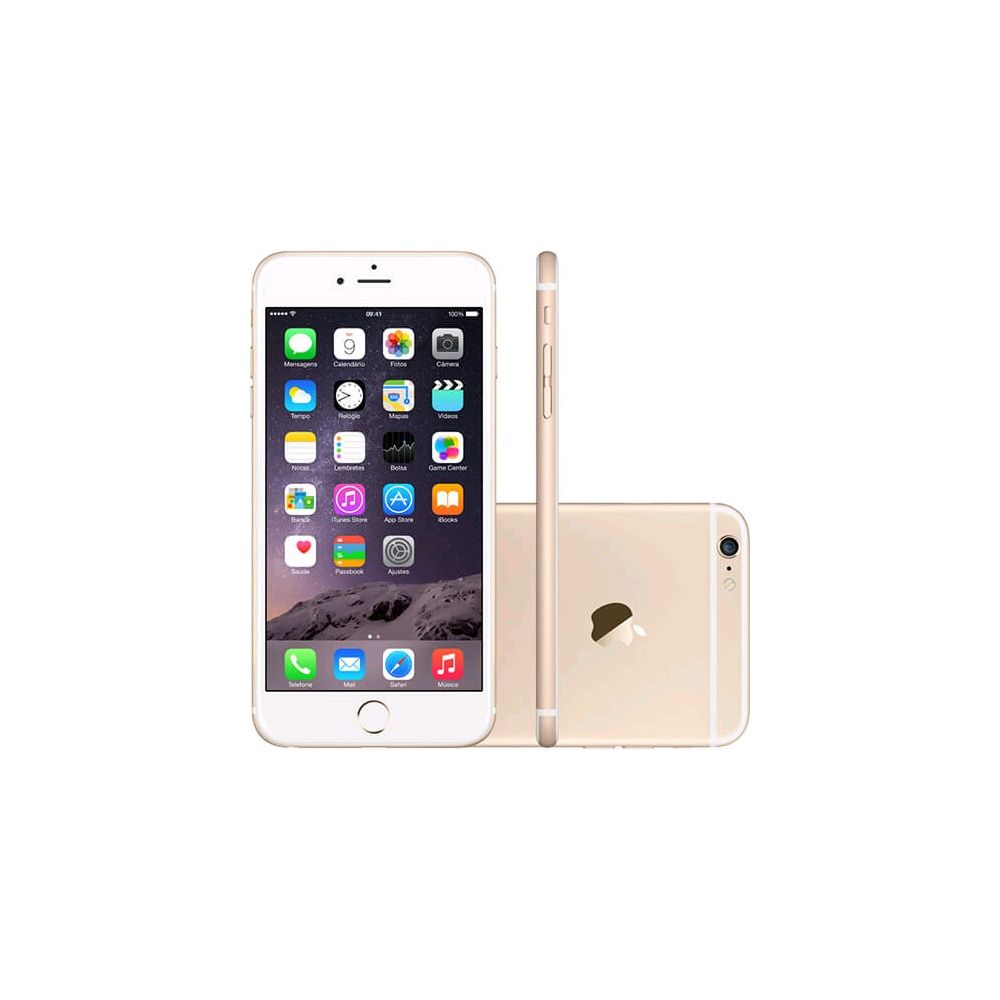 iPhone 6 Plus 16GB Dourado iOS 8 4G Wi-Fi Câmera 8MP - Apple