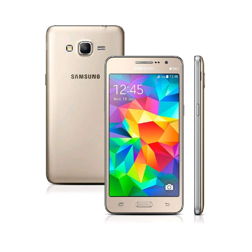 Smartphone Samsung Galaxy Gran Prime Duos SM-G531H/DL Dourado Dual Chip Android 