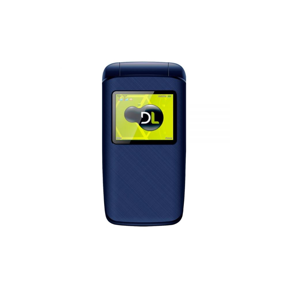 Celular YC335 Azul, Flip, Dual Chip, Tela de 1.8, Câmera, Rádio FM - DL 