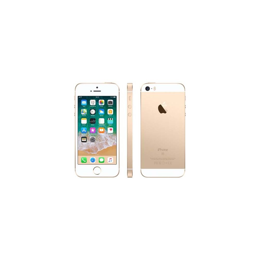 iPhone SE 128GB Dourado IOS 9 4G Câmera 12MP - Apple