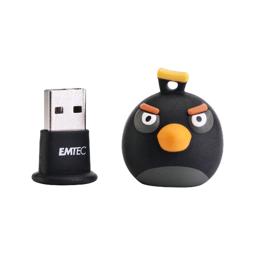 Pen Drive Angry Birds 8gb Black Bird - Emtec