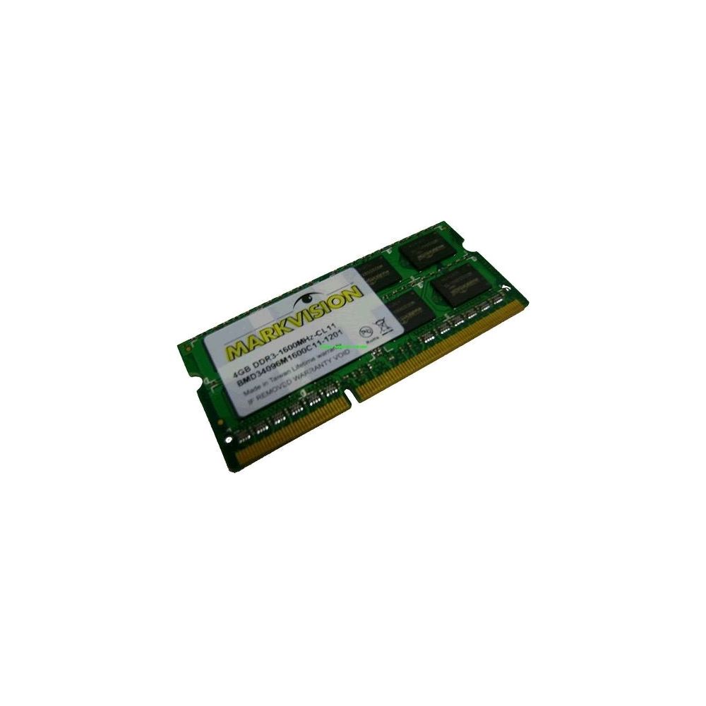 Memória para Note 4GB PC3-10600 DDR3 1333MHzSODIMM - Markvision
