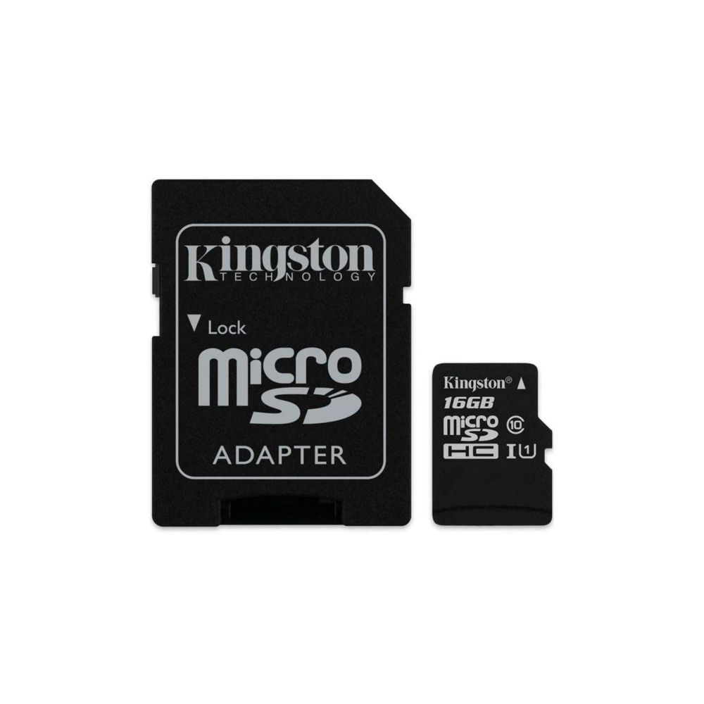 Cartão de Memória MicroSD 16GB Classe 10 - Kingston