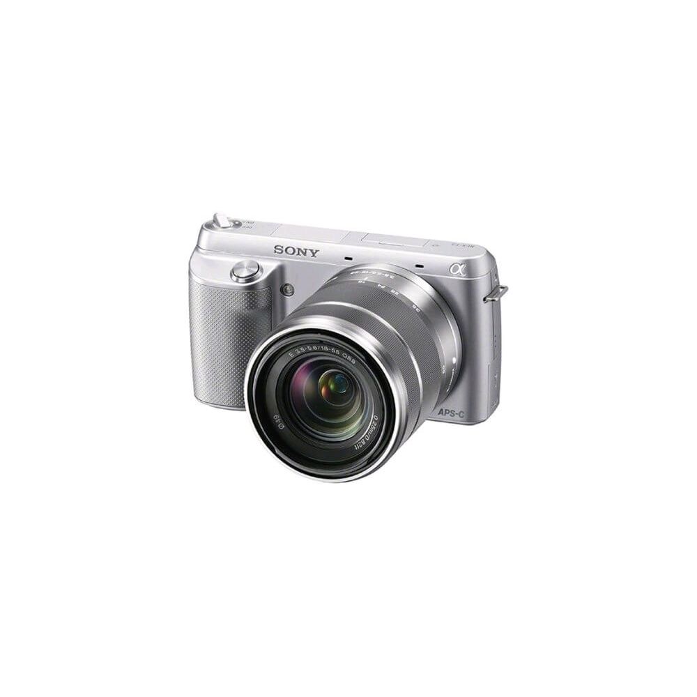 Câmera Digital Sony NEX-F3B, 16.1 MP, Lente Intercambiável 18-55mm, Prata - Sony