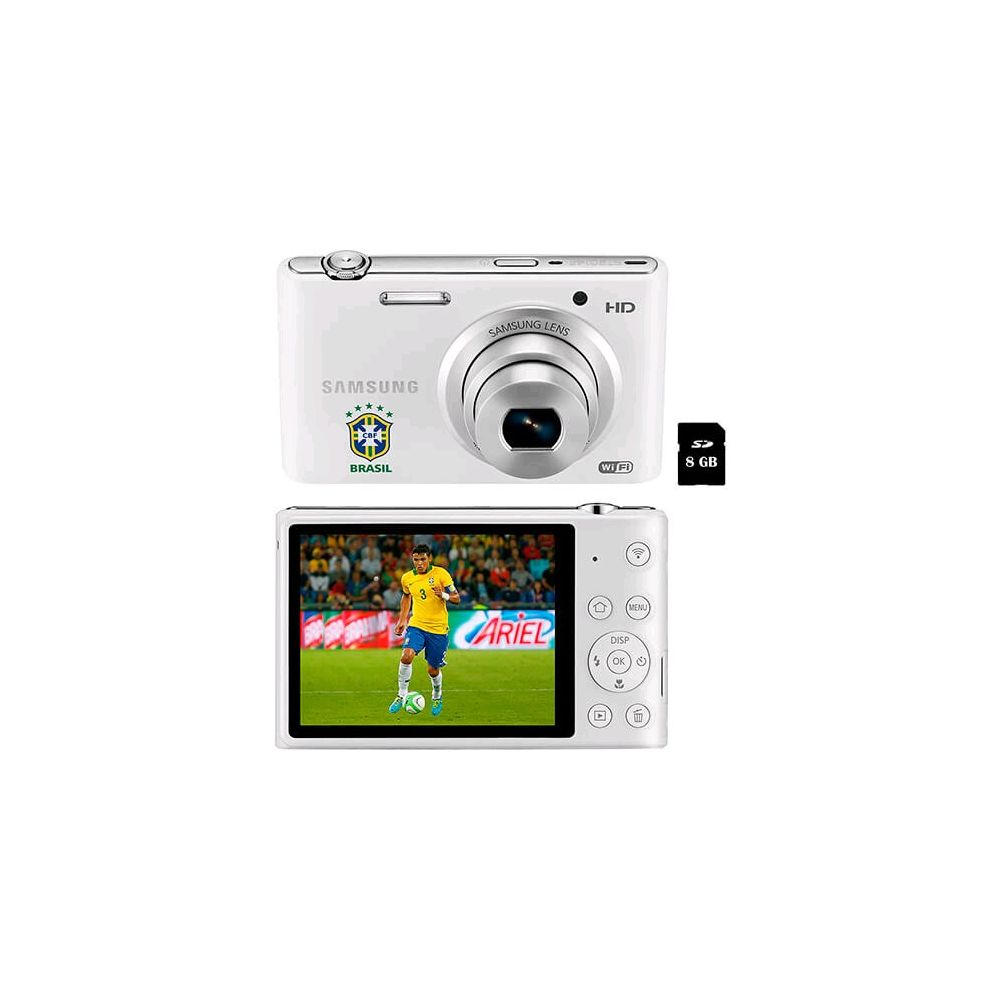Câmera Seleção Brasileira ST2014F,16.2MP, Wi-Fi, Zoom Óptico 5x , Modo e Moldura
