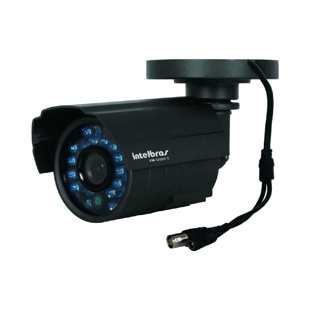 Câmera infravermelho  CFTV Color Alcance 20mt VM S5020 IR Grafite - Intelbras