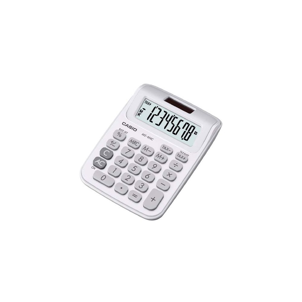 Mini Calculadora de Mesa 8 Dígitos - Casio - Branco