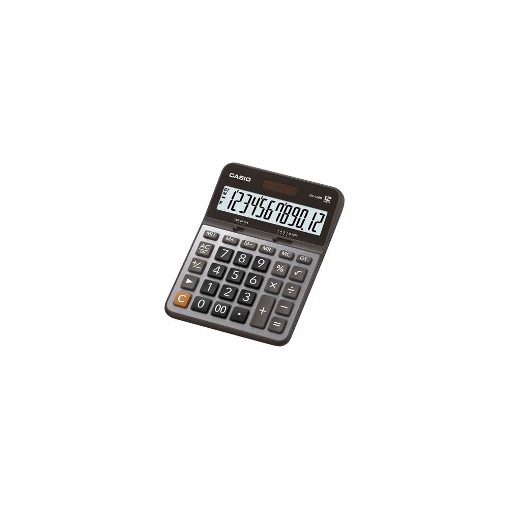 Calculadora de Mesa 12 Dígitos Bateria Solar DX-120B - Casio