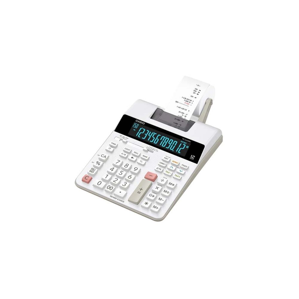 Calculadora de Impressão FR-2650RC-WE Branca - Casio