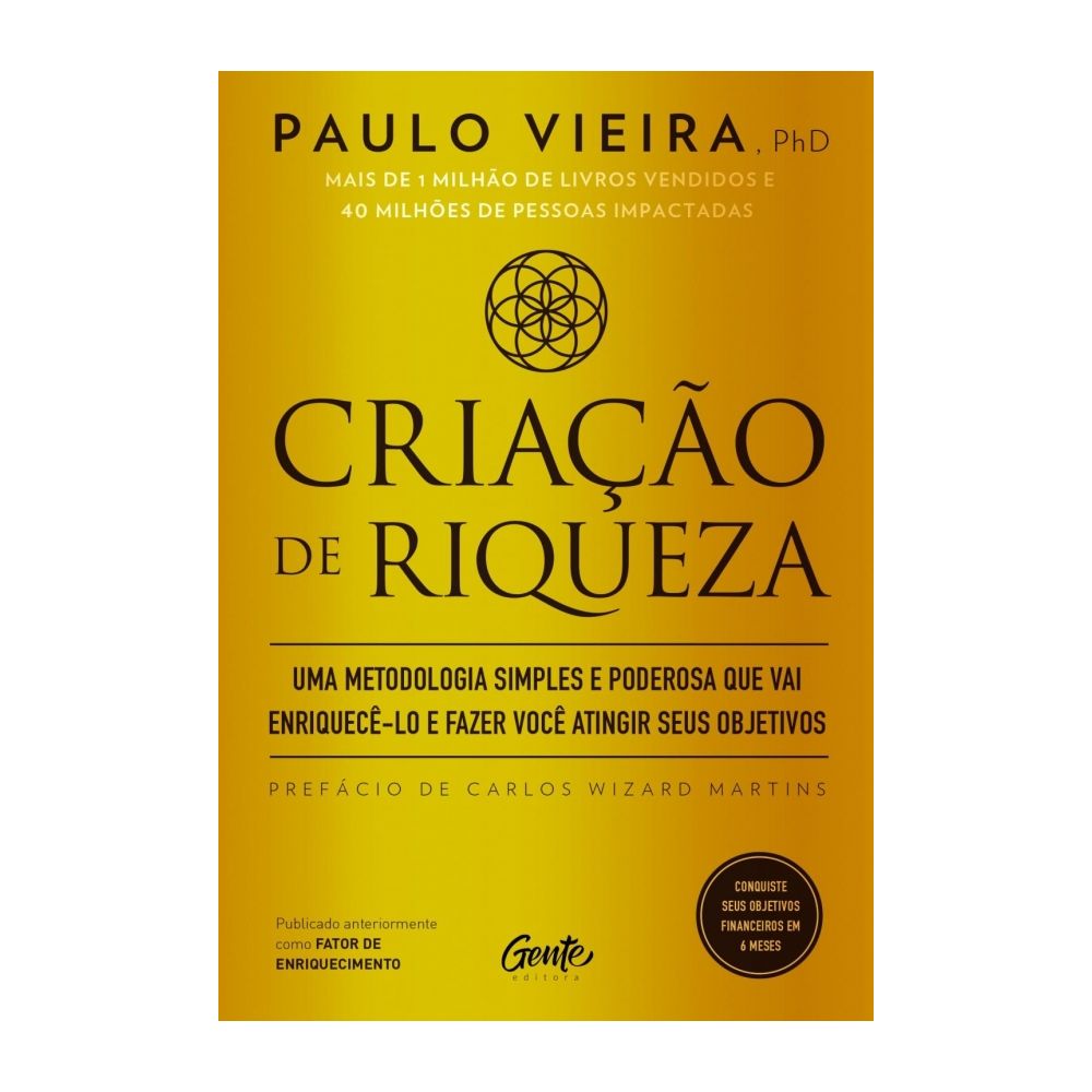 Livro - Criação De Riqueza: Uma Metodologia...Objetivos - Paulo Vieira