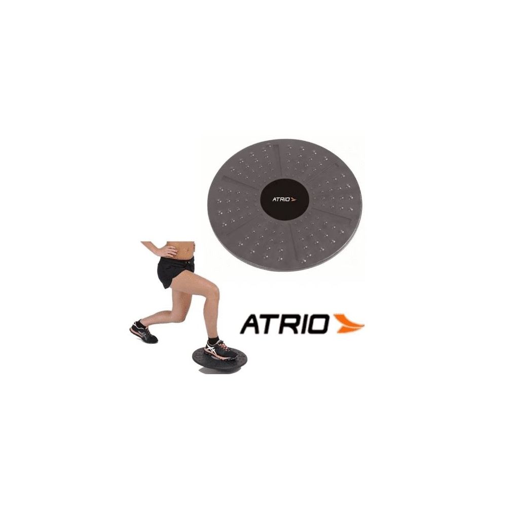 Disco de Equilíbrio Fitness Cinza/Preto - Átrio 