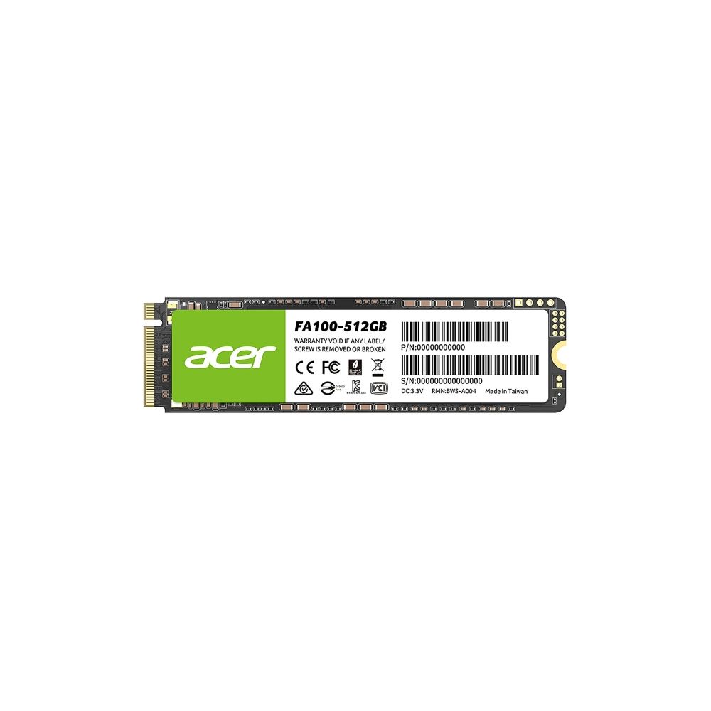 SSD FA100 512GB M.2 2280 NVME 1.4 - Acer